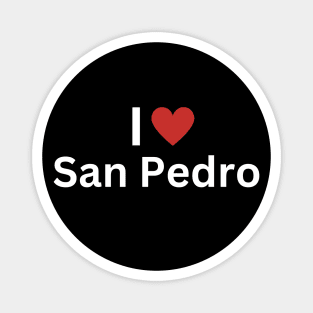 I Love San Pedro Magnet